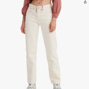 Levi's Women's Low Pro Jeans Cream, Size 32